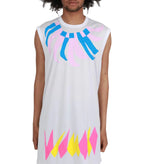 CdG Homme Plus Tank Top White Multi | SOMEWHERE