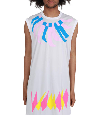 CdG Homme Plus Tank Top White Multi | SOMEWHERE®