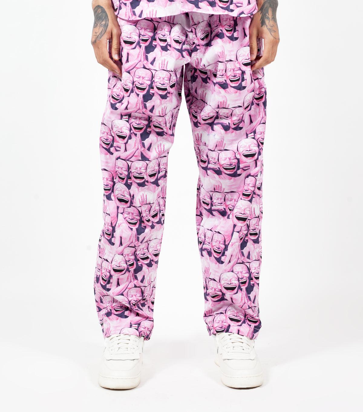 CdG SHIRT Graphic Pants Pink | SOMEWHERE