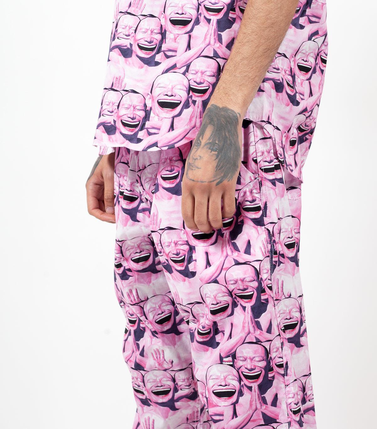 CdG SHIRT Graphic Pants Pink | SOMEWHERE