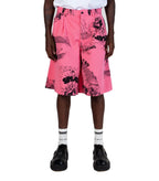 CdG SHIRT Graphic Shorts Pink | SOMEWHERE