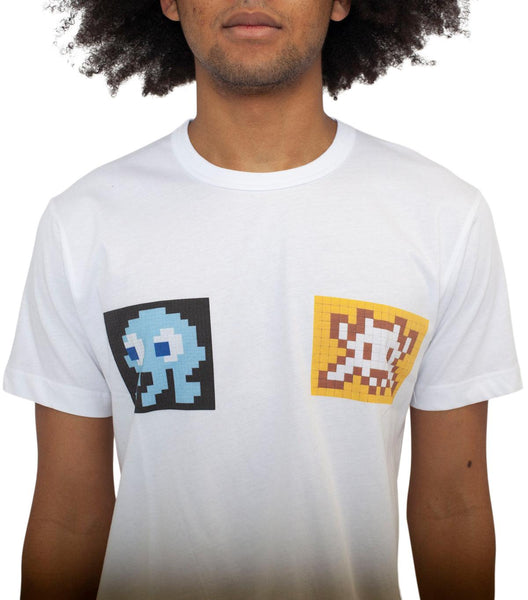 CdG SHIRT Invader Graphic T-Shirt White | SOMEWHERE