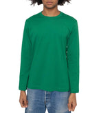 CdG SHIRT Rear Logo Long Sleeve T-Shirt Green | SOMEWHERE