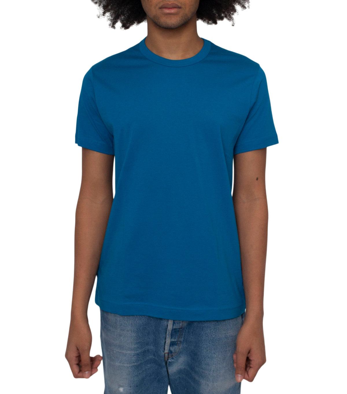 CdG SHIRT Rear Logo T-Shirt Blue