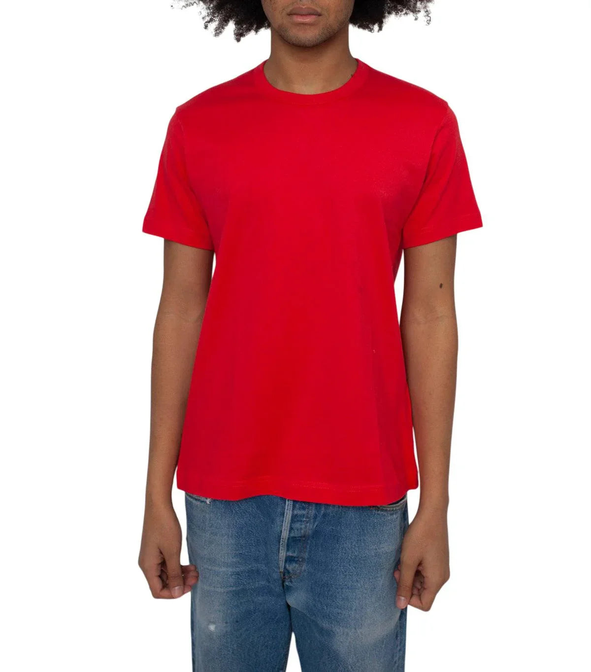 CdG SHIRT Rear Logo T-Shirt Red | SOMEWHERE