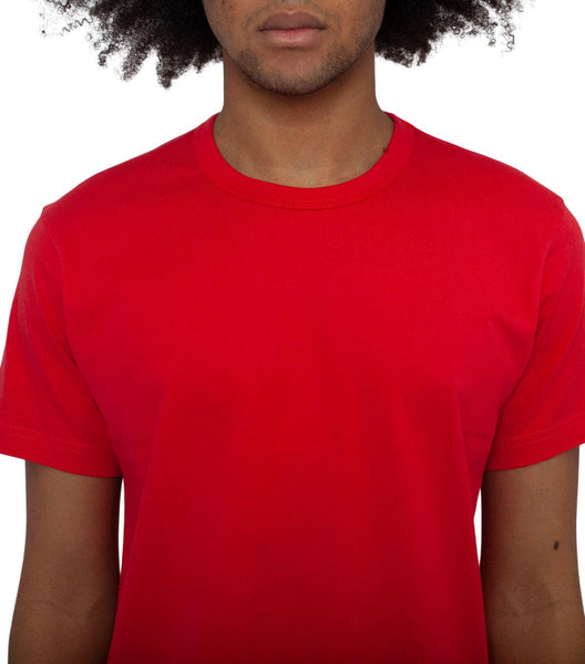 CdG SHIRT Rear Logo T-Shirt Red | SOMEWHERE