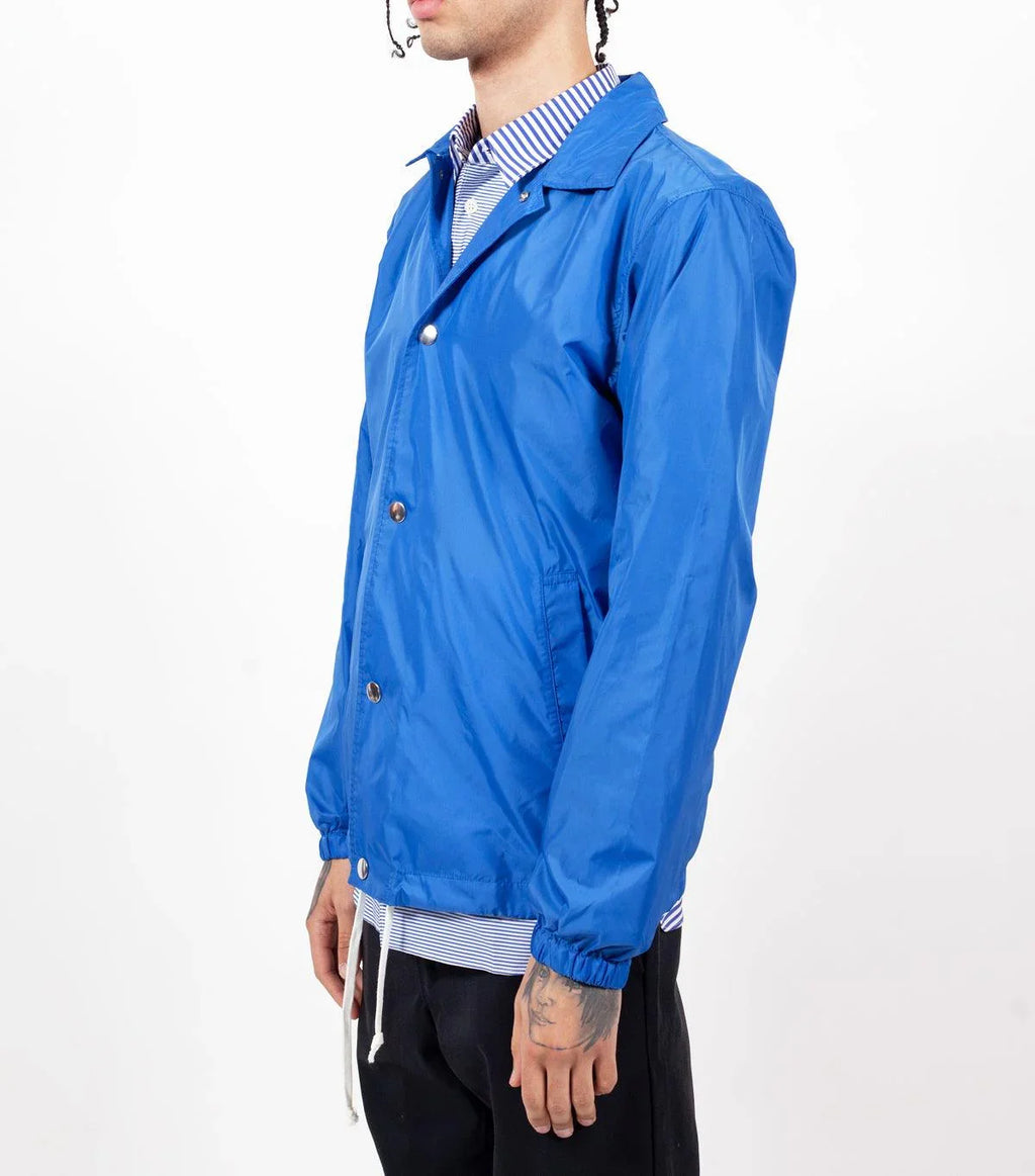 CdG SHIRT Woven Jacket Blue | SOMEWHERE