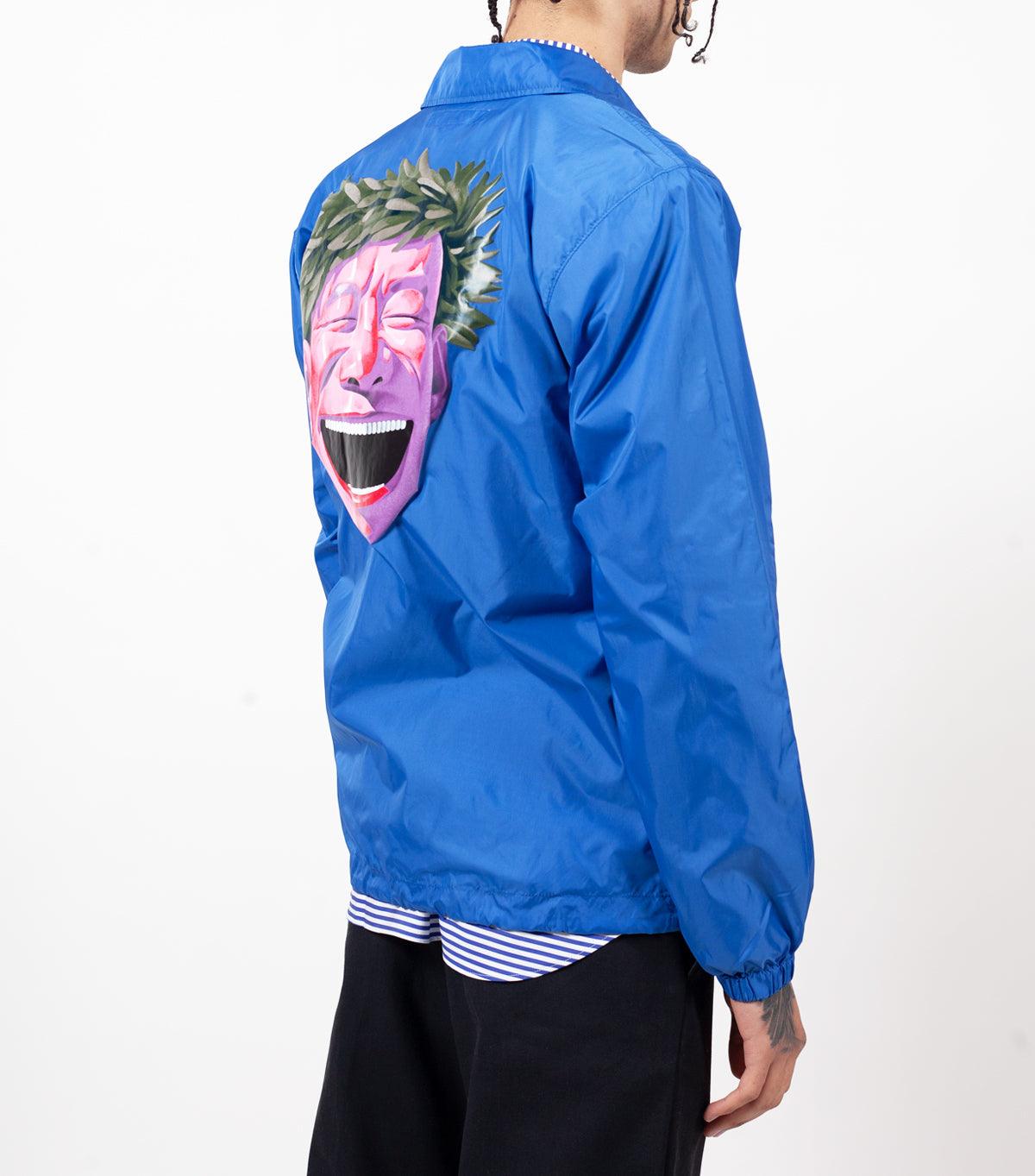 CdG SHIRT Woven Jacket Blue | SOMEWHERE