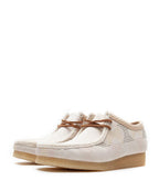 Clarks Wallabee Lo Hairy Suede Off White | SOMEWHERE