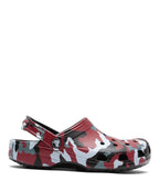 Crocs Classic Camo Clog Kid's Black Red | SOMEWHERE