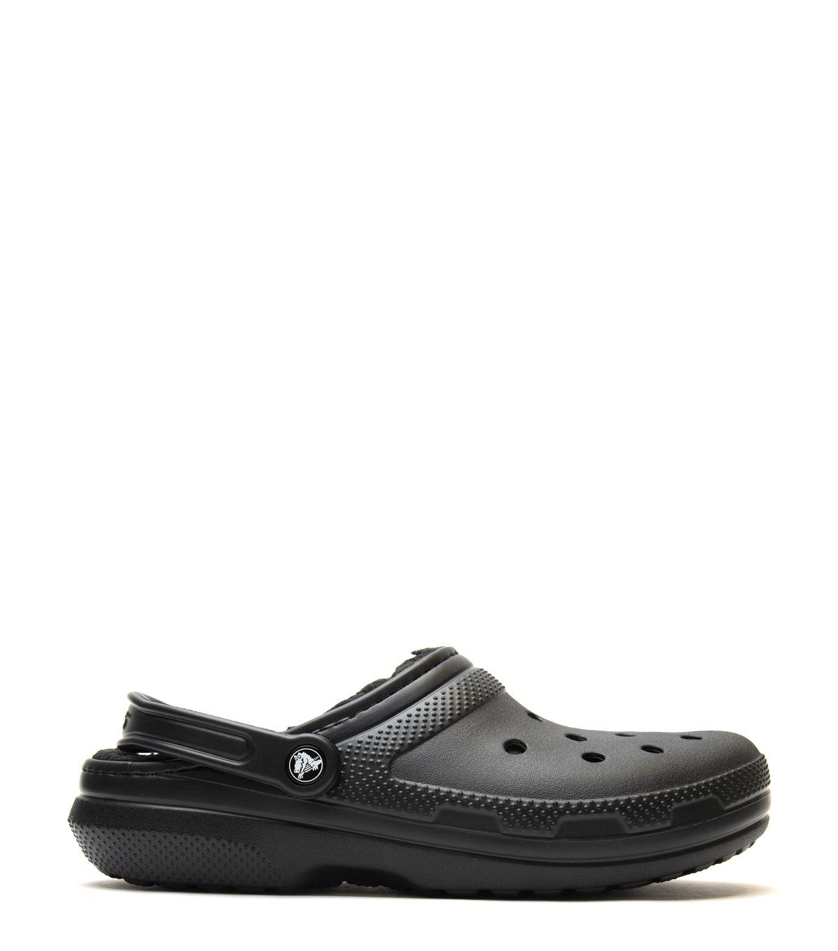 Crocs Classic Lined Clog Black | SOMEWHERE