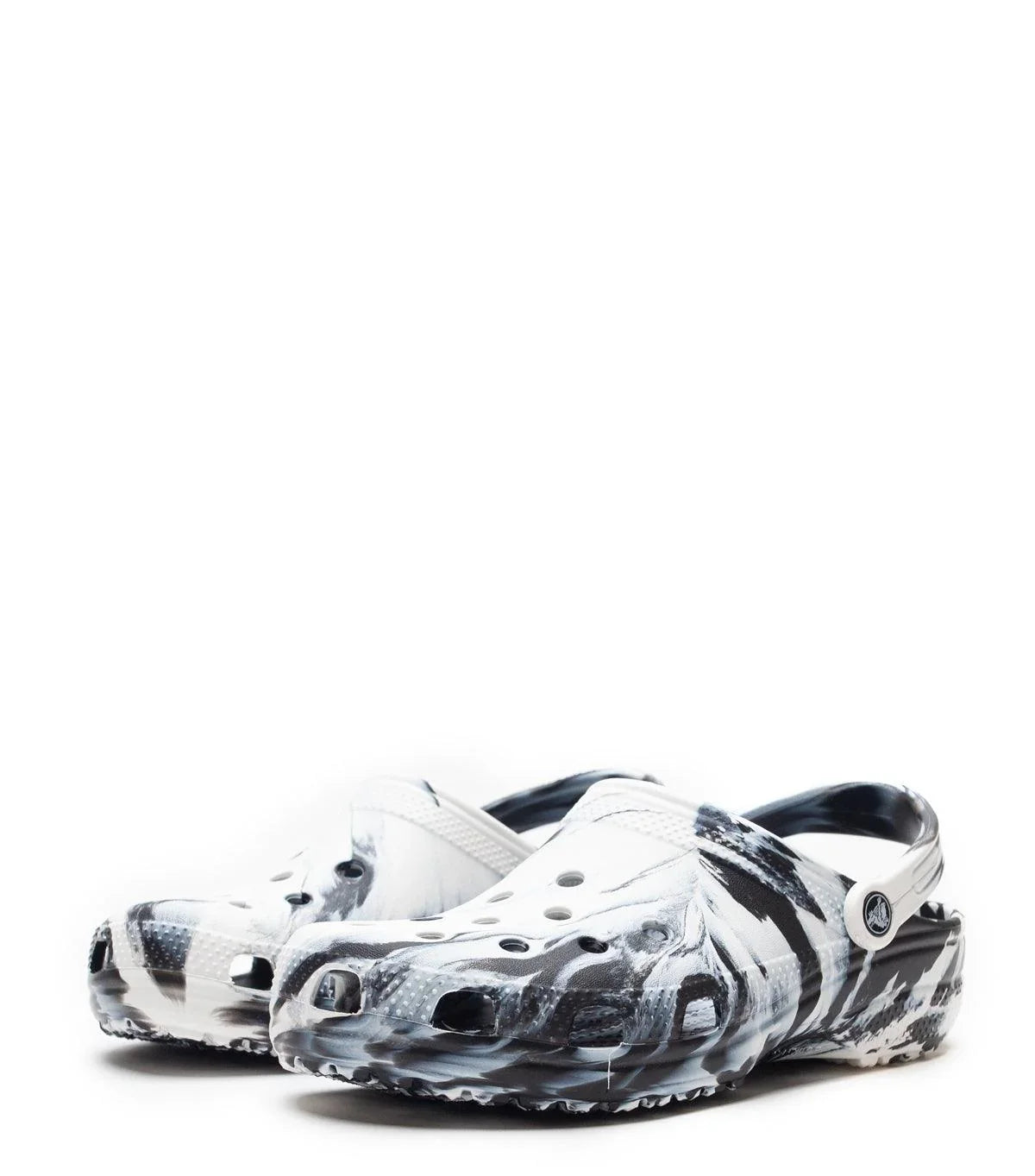 Crocs Classic Marbled Clog White | SOMEWHERE