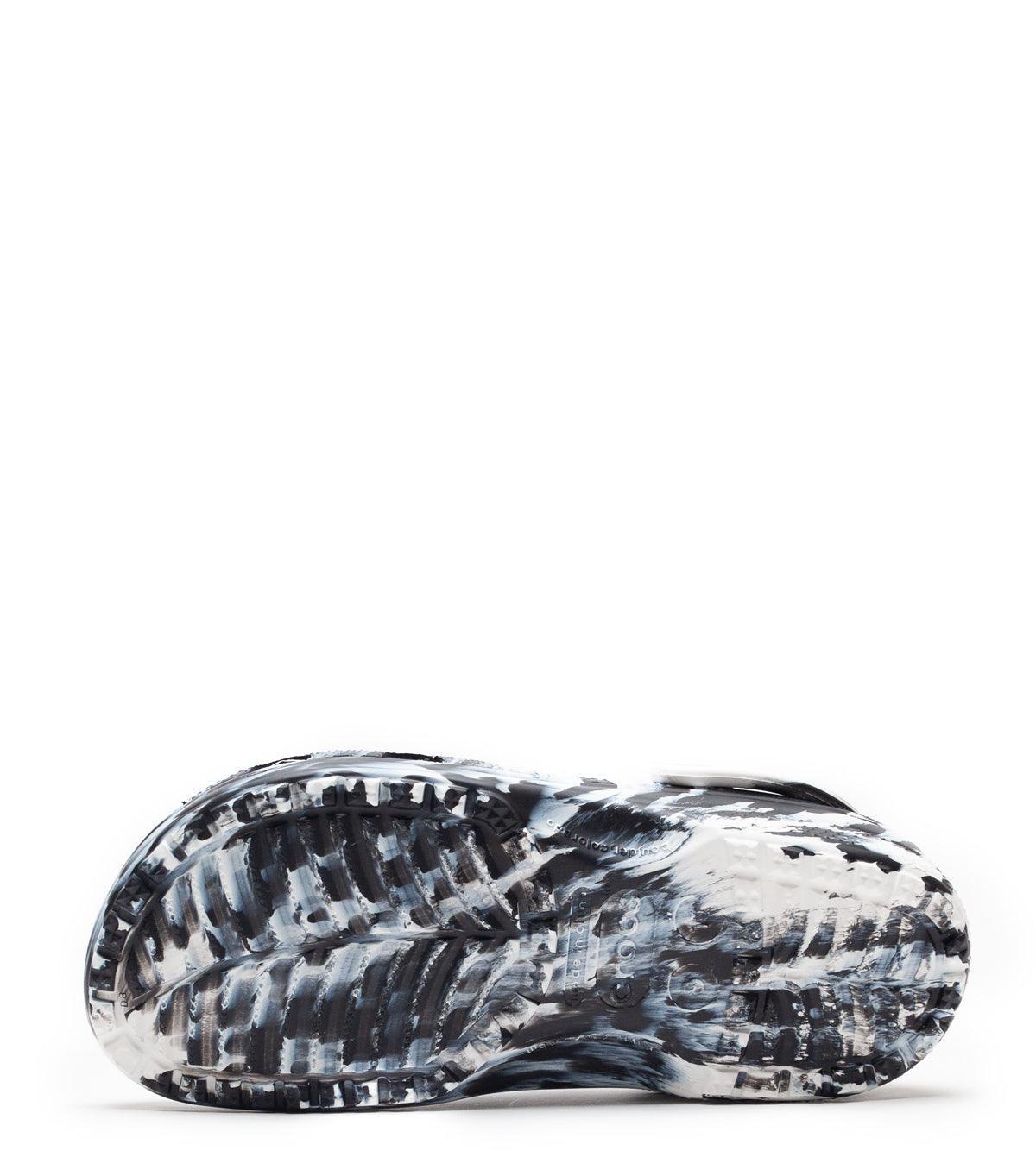 Crocs Classic Marbled Clog White | SOMEWHERE