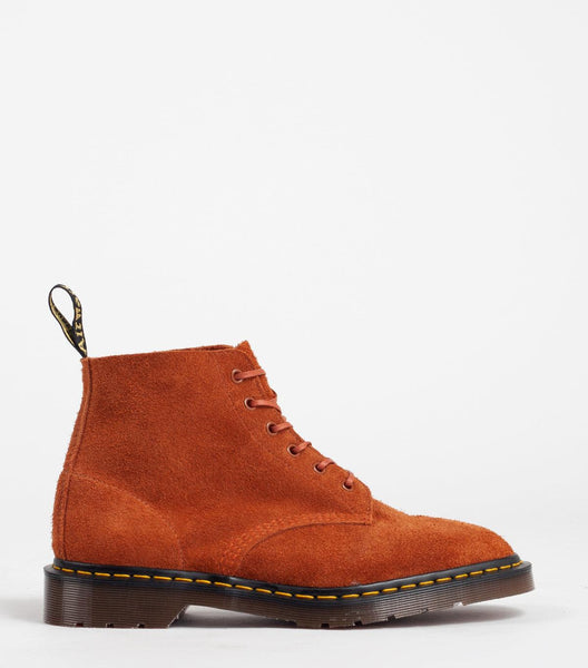 Dr. Martens 101 Suede Ankle Boot Rust