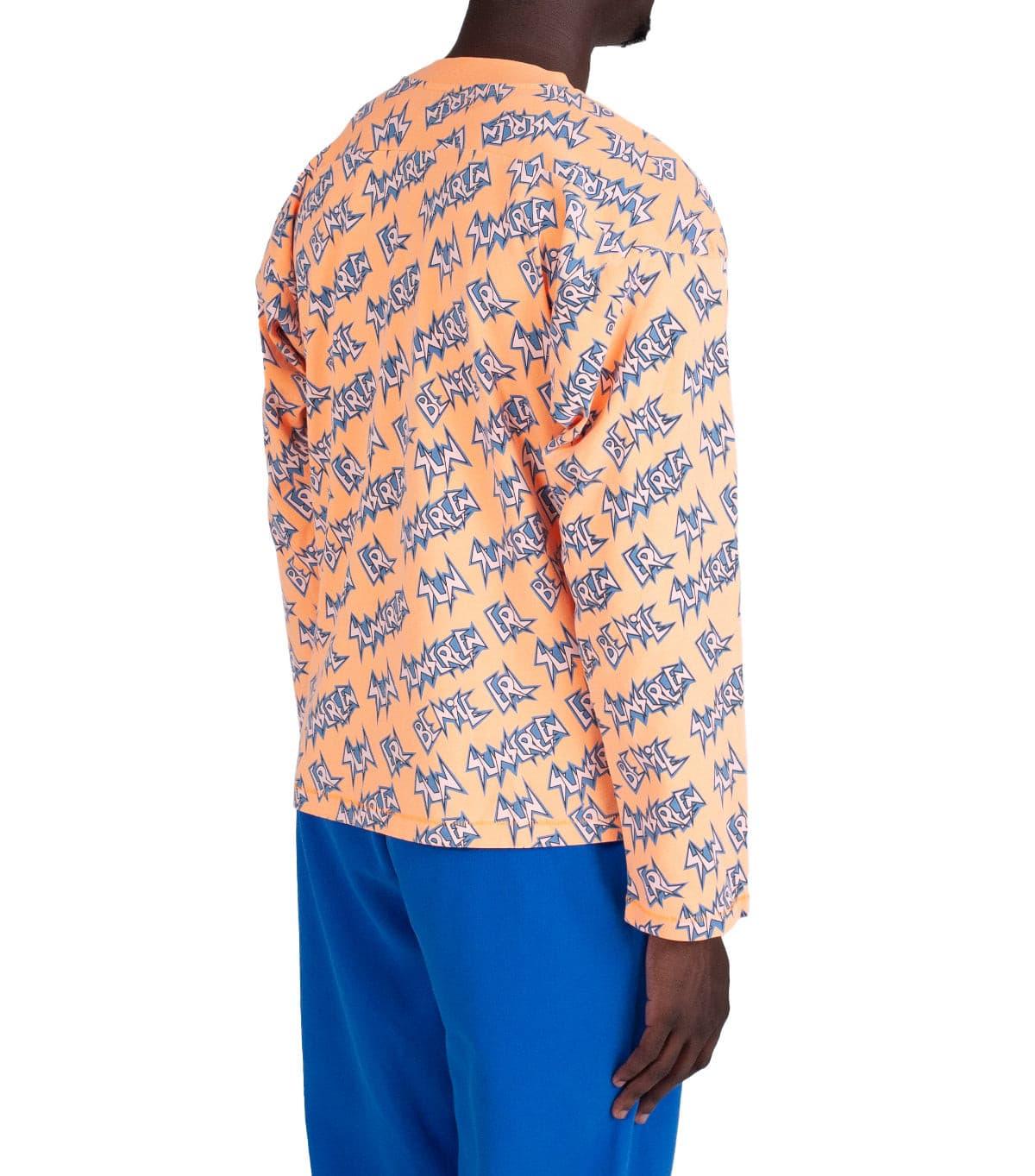 ERL 2 Knit Football T-Shirt Orange | SOMEWHERE
