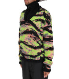 ERL Jacquard Tiger Sweater Green | SOMEWHERE