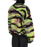 ERL Jacquard Tiger Sweater Green | SOMEWHERE