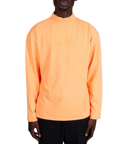 ERL ダメージラグランスリーブ damaged long sleeve tee ERL Sun Longsleeve T-Shirt Orange | SOMEWHERE®