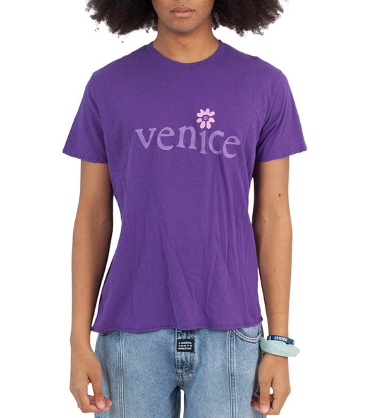 ERL Venice Print T-Shirt Purple