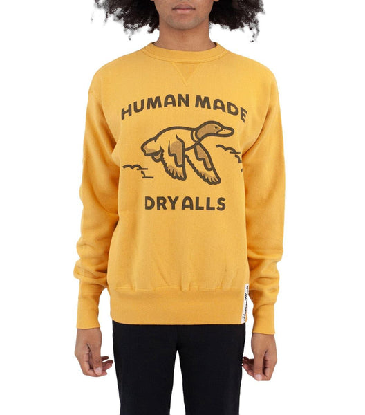Human Made Crewneck Sweatshirt Duck Yellow