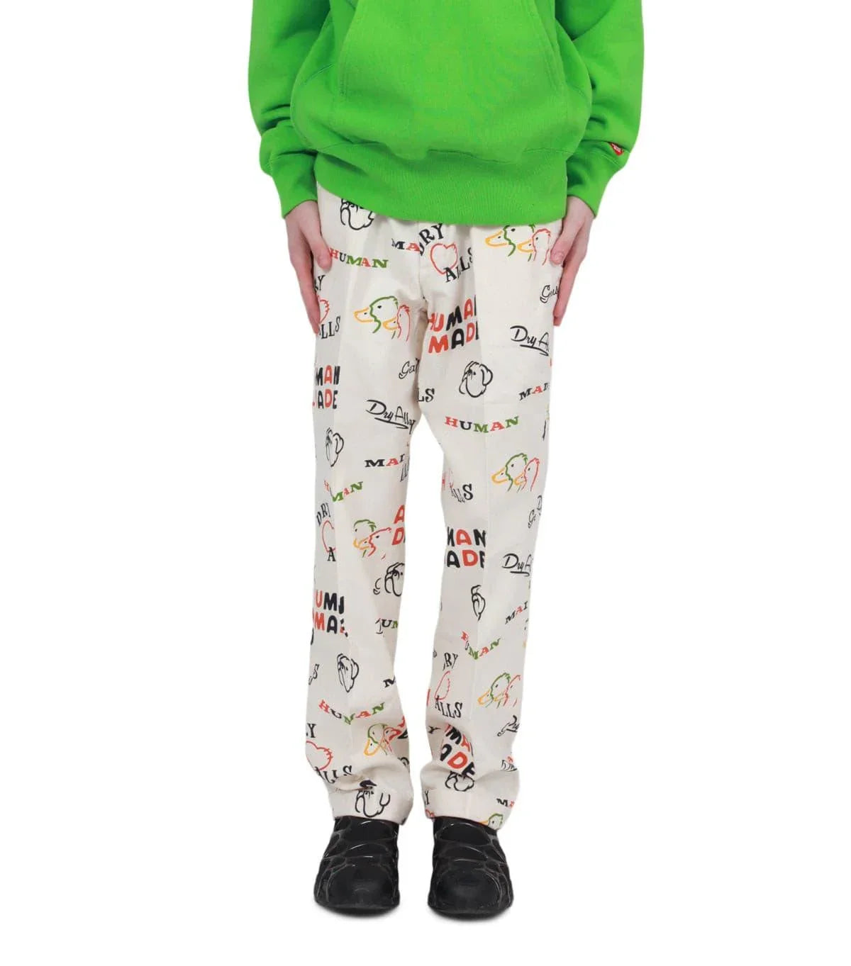 Human Made Printed Chino Pants White | SOMEWHERE