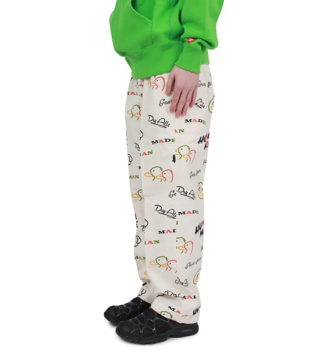 Human Made Printed Chino Pants White | SOMEWHERE