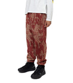 Kapital Java Kasuri Fleece Easy Pants Red | SOMEWHERE