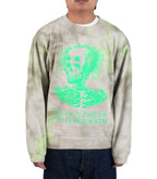 Kapital Kountry Eco Sweater Knit Hardrain Skull Khaki | SOMEWHERE