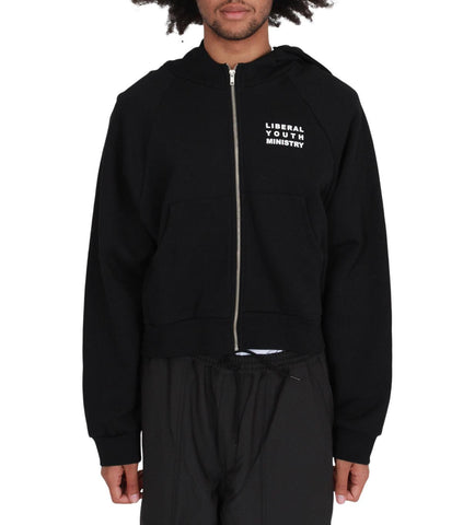 Liberal Youth Ministry Animé Zipped Hoodie Black | SOMEWHERE®