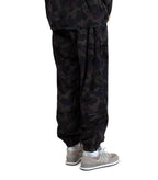 Needles Zipped W.U. Pants Micro Fur Papillon Camo Black | SOMEWHERE