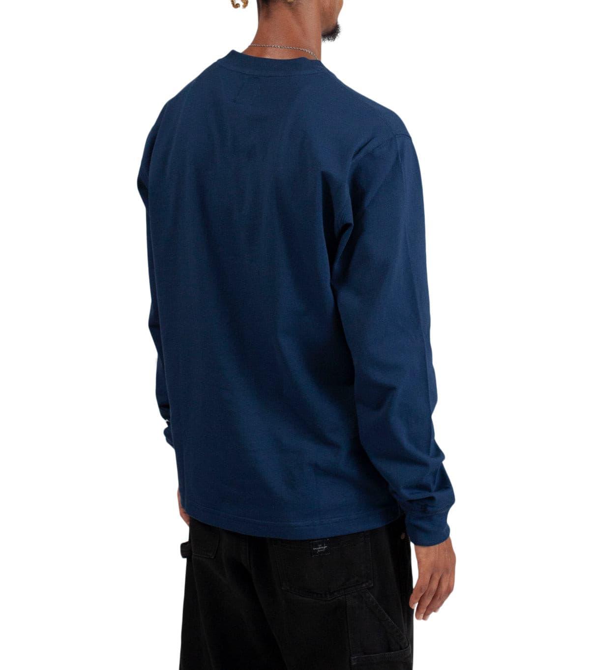 New Balance Made in USA Heritage Long Sleeve T-Shirt Indigo | SOMEWHERE