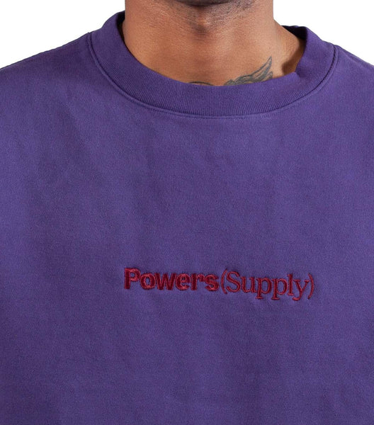 Powers New Logo Crewneck Purple | SOMEWHERE