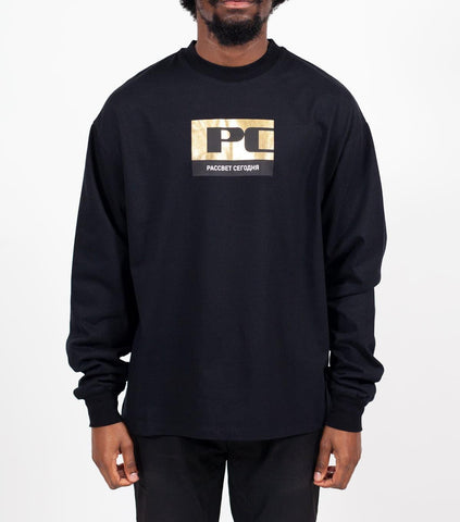 Rassvet Paccbet Logo Long Sleeve T-Shirt Black | SOMEWHERE