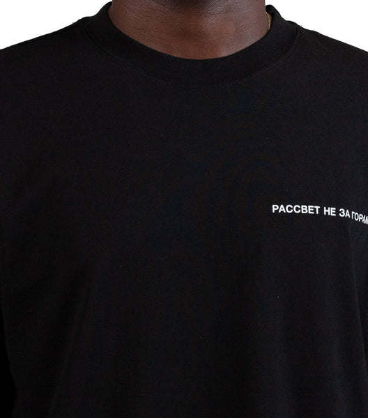 Rassvet Paccbet Window Long Sleeve T-Shirt Black | SOMEWHERE