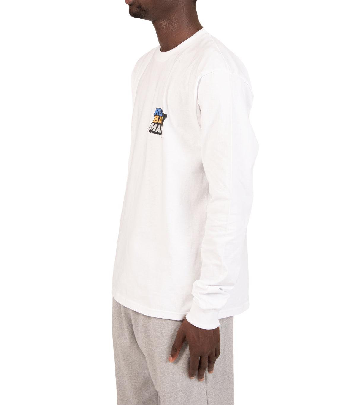 Real Bad Man Volume 9 Logo Long Sleeve T-Shirt White | SOMEWHERE