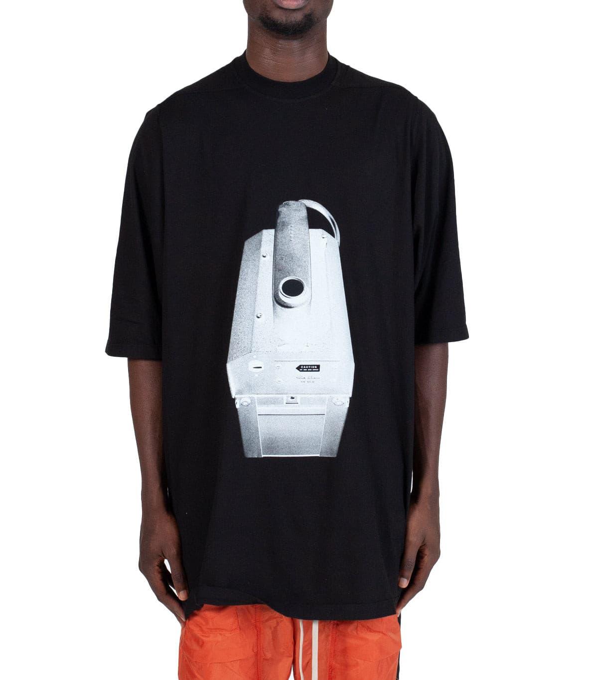 Rick Owens DRKSHDW Jumbo T-Shirt Fog Machine Black | SOMEWHERE