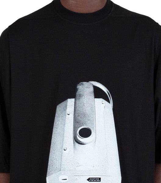 Rick Owens DRKSHDW Jumbo T-Shirt Fog Machine Black | SOMEWHERE