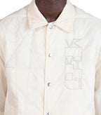 Rick Owens DRKSHDW Snapfront Jacket Natural | SOMEWHERE