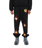 Sky High Farm Ally Bo Perennials Firework Sweatpants Black | SOMEWHERE