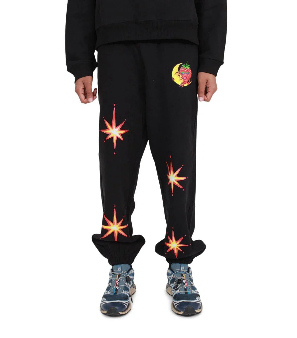 Sky High Farm Ally Bo Perennials Firework Sweatpants Black | SOMEWHERE