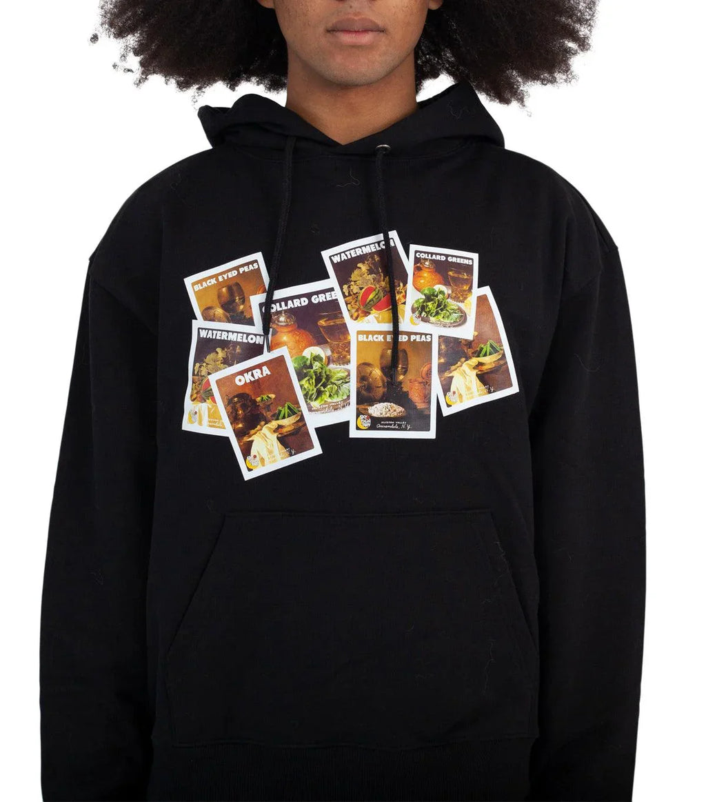 Sky High Farm Denim Tears Hoodie Black | SOMEWHERE