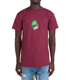 Sneeze Magazine Bounty T-Shirt Burgundy | SOMEWHERE