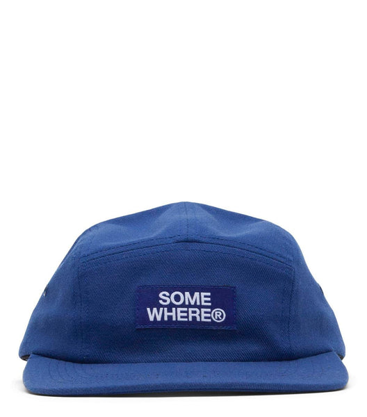 SOMEWHERE Camper Hat Blue