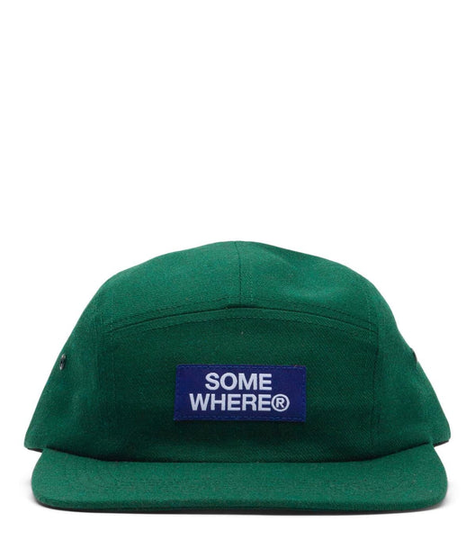 SOMEWHERE Camper Hat Green