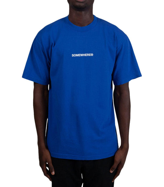 SOMEWHERE Original Logo T-Shirt Blue