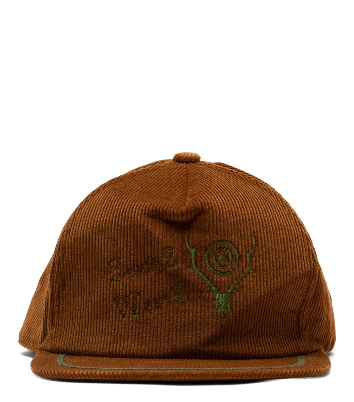 South2 West8 Corduroy Trucker Hat Brown | SOMEWHERE